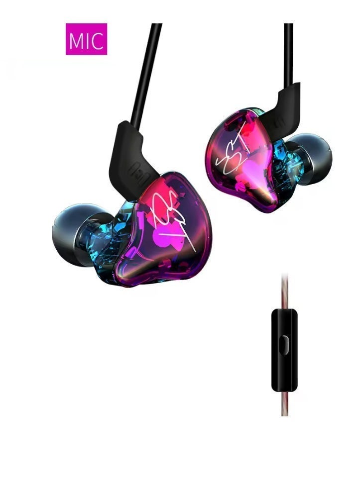 KZ ZST Colorful Hybrid Balance Armature with Dynamic in-Ear Earphone 1BA+1DD HiFi Headset KZ in Ear Monitors Headphones Wired Earbuds IEM Earphones Gaming Earbuds - Image 2