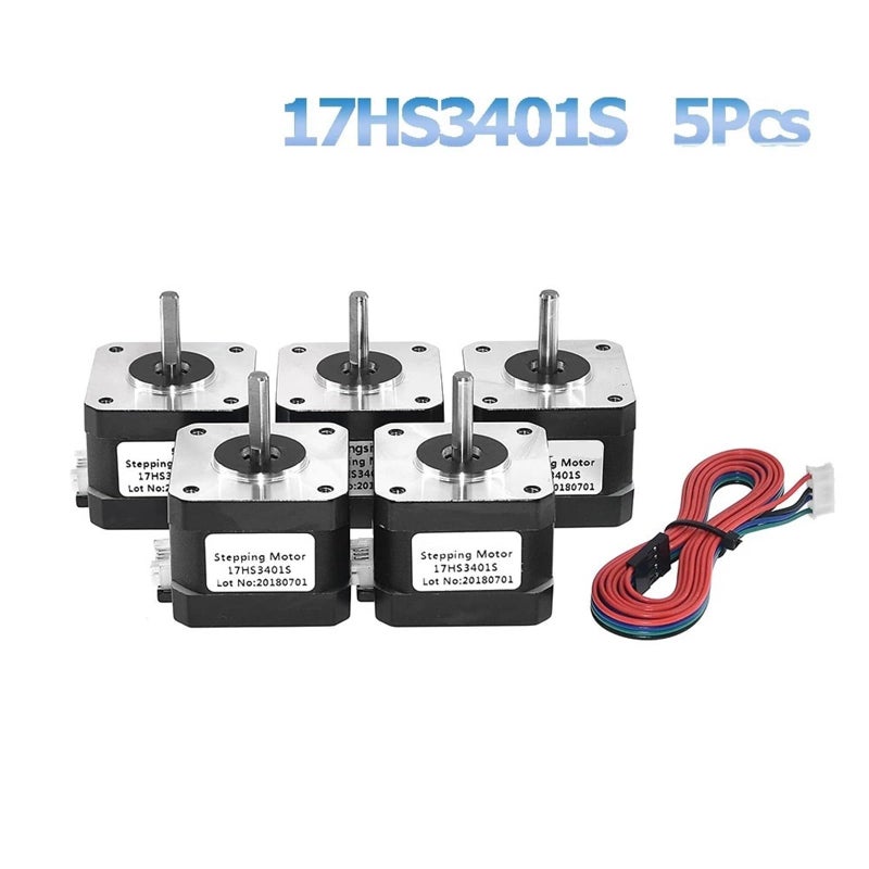 Nema 17 Stepper Motor 42BYGH 1.3A 4 Lead With XH2 54 Cable For 3D Printer 5PCS - Image 3