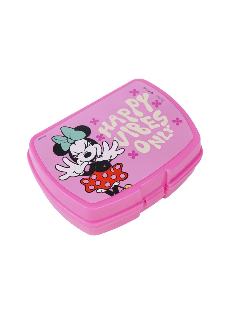 Disney  Disney Minnie Mouse Toddler 3-in-1 Trolley Set 13" – Official Minnie Mouse Rolling Backpack with Water Bottle & Lunch Box, Wheeled Preschool School Bag Set for Kids | Girls School Bag for Women | Best Price UAE