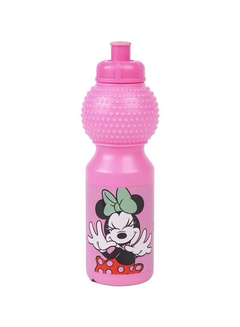Disney  Disney Minnie Mouse Toddler 3-in-1 Trolley Set 13" – Official Minnie Mouse Rolling Backpack with Water Bottle & Lunch Box, Wheeled Preschool School Bag Set for Kids | Girls School Bag for Women | Best Price UAE