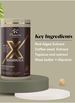 Floractive Floractive Bio BTX Mandioca Anti-Frizz Hair Mask 1kg – Deep Repair & Shine Restoration  - Image 2