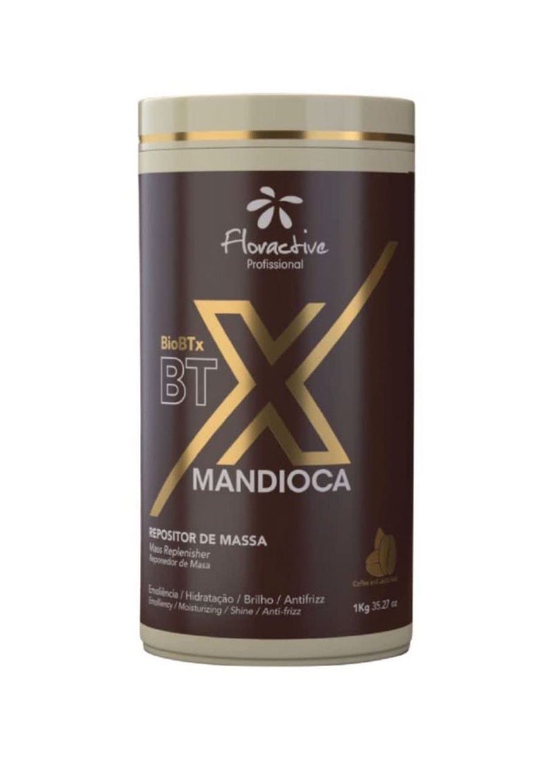 Floractive - Floractive Bio Btx Mandioca Anti Frizz Hair Mask 1kg - Image 1