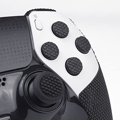 TALONGAMES Controller Grips Compatible with PlayStation 5 DualSense Edge, Anti-Slip, Sweat-Absorbent, Textured Skin kit, for PS5 Controllers Handle Grips, Buttons, Triggers, D-pad (Classic - Black) - Image 5