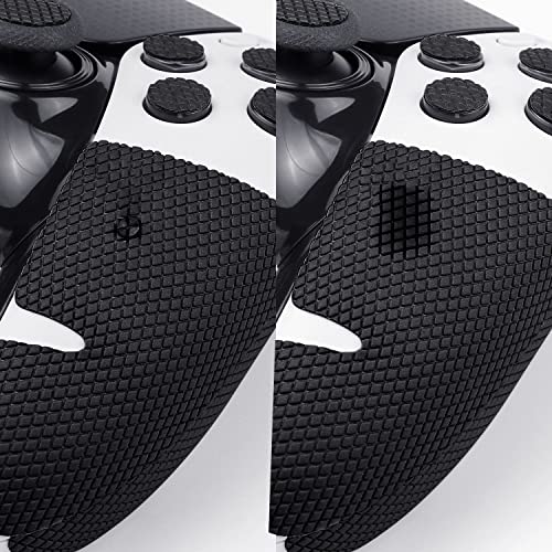 TALONGAMES Controller Grips Compatible with PlayStation 5 DualSense Edge, Anti-Slip, Sweat-Absorbent, Textured Skin kit, for PS5 Controllers Handle Grips, Buttons, Triggers, D-pad (Classic - Black) - Image 3