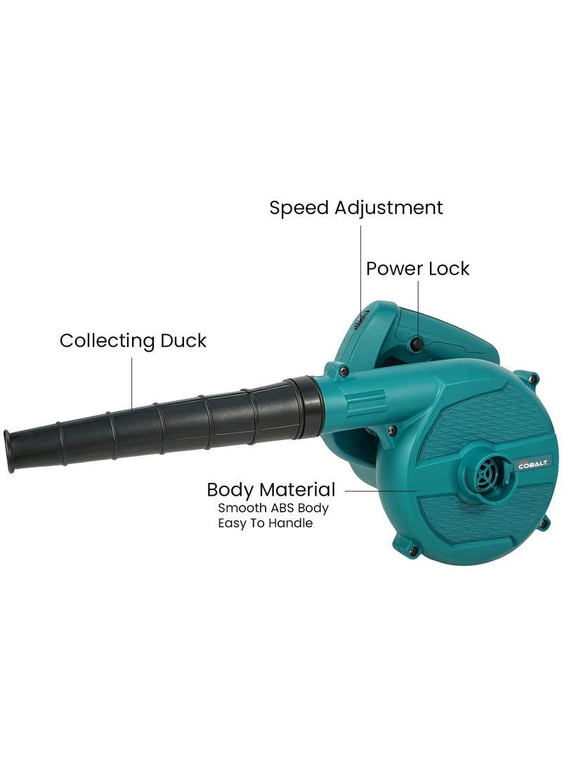 COBALT Electric Air Blower 600W  Dual Function Blower & Vacuum 13000 RPM 5-Speed Adjustment 4m³/min Air Volume CB-600 - Image 4