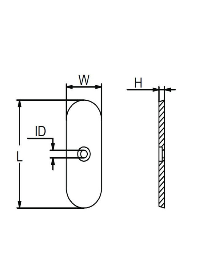 Martyr CMN1Z, Aluminum Alloy Pleasurecraft N1 Medium Streamlined Bolt-on hull anode - Image 2