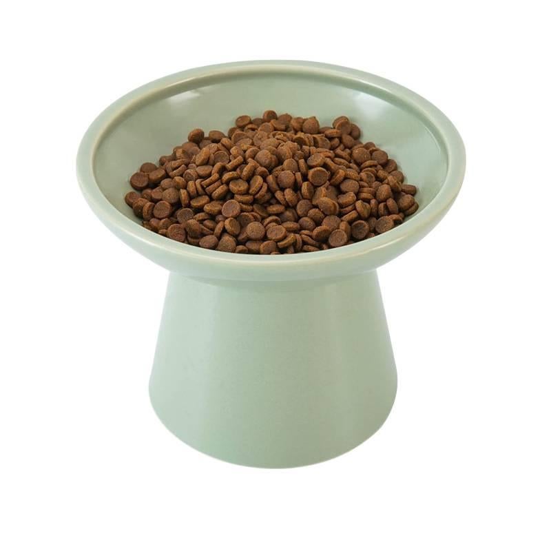 Floor Mat Use Feeding and Water Easy Clean Raised Cat Bowl Home Use Feeding Bowl Pet Feeding Accessory for Cats - Image 1