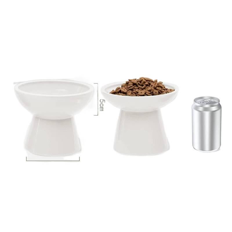 Floor Mat Use Feeding and Water Easy Clean Raised Cat Bowl Home Use Feeding Bowl Pet Feeding Accessory for Cats - Image 5