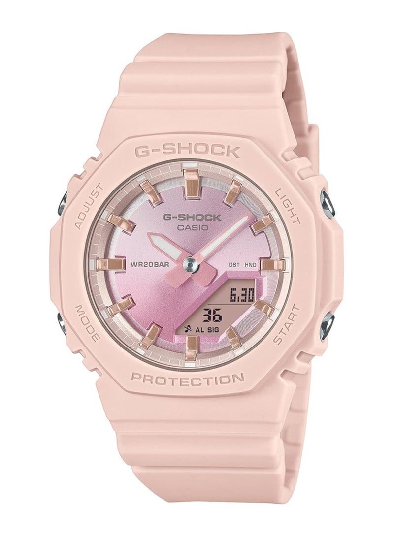 CASIO G-Shock GMA-P2100SG-4A Pink Sunset Glow Digital Analog Watch, Pink, - Image 1