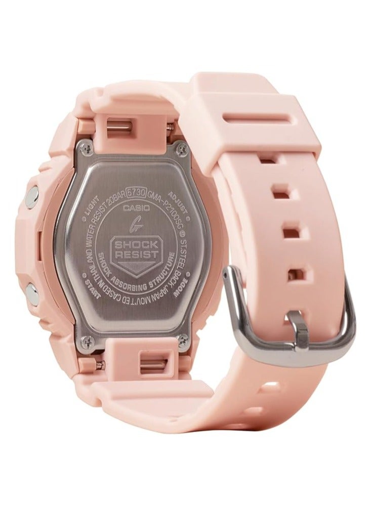 CASIO G-Shock GMA-P2100SG-4A Pink Sunset Glow Digital Analog Watch, Pink, - Image 3