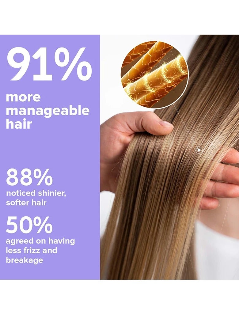 EELHOE Hair Styling Oil, Moisturizing Keratin Treatment Serum With Argan, Nourishing Anti Hair Loss Hair Vitamin Capsule, Hair Essential Oil Essence For Frizzy, Dry And Damaged Hair - Image 4