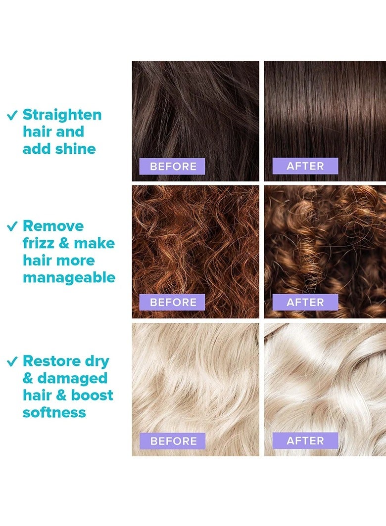 EELHOE Hair Styling Oil, Moisturizing Keratin Treatment Serum With Argan, Nourishing Anti Hair Loss Hair Vitamin Capsule, Hair Essential Oil Essence For Frizzy, Dry And Damaged Hair - Image 5