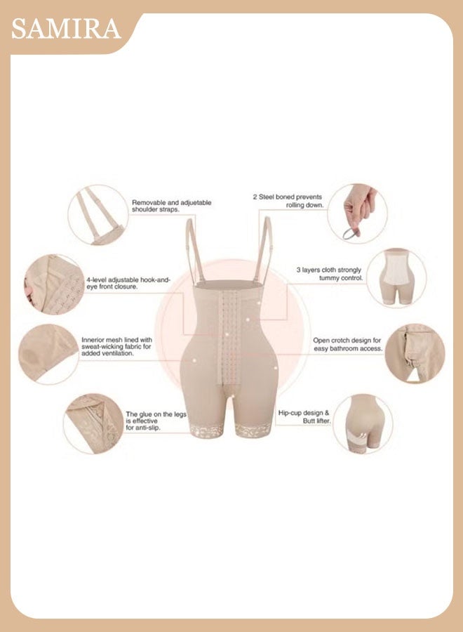 Samira Compression Corset for Post-Surgery Recovery, Adjustable Waist Shaper with Comfortable Support for Women - Image 2