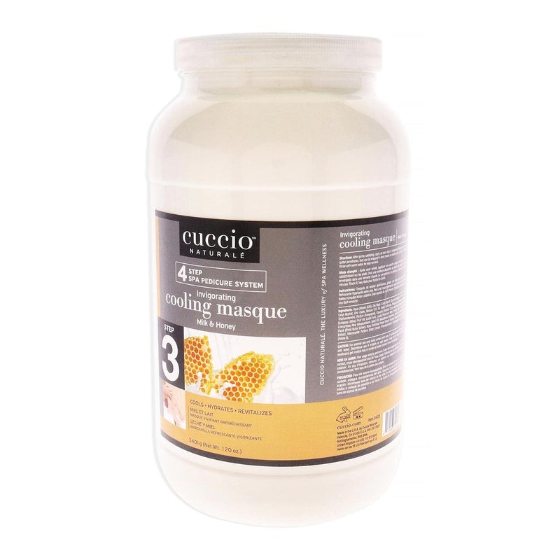 Cuccio Naturale Invigorating Cooling Masque  Gives Skin Complete Hydration  Refreshes Tired Legs And Feet  Naturally Soothes And Moisturizes  Has A Cooling Sensation  Milk And Honey  120 Oz