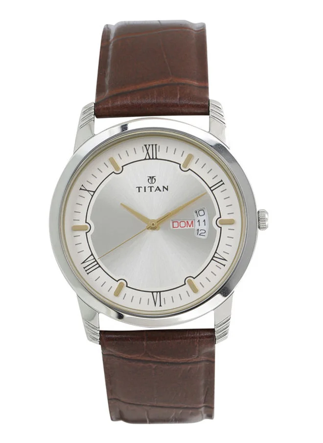 TITAN Leather Analog Wrist Watch 1774SL01