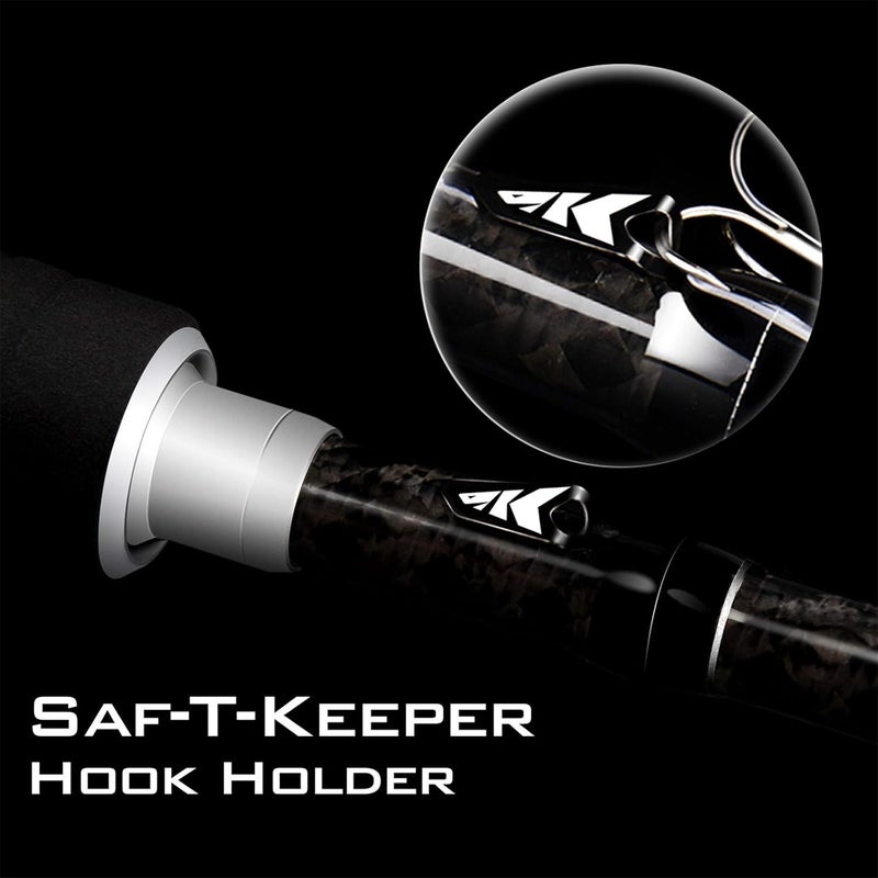 Kastking Perigee II Spinning & Casting Fishing Rods, Fuji O-Ring Line Guides, 24 Ton Carbon Fiber Casting and Spinning Rods - Two Pieces,Twin-Tip Rods and One Piece Rods - Image 5
