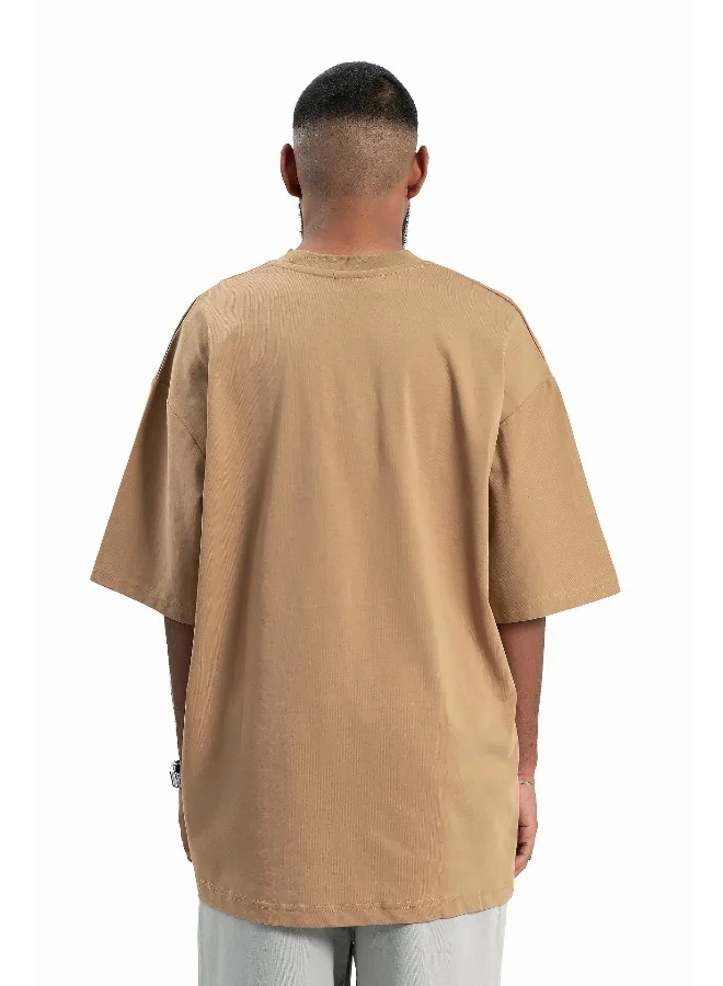 Wecre8 Men's Brown Mood T-shirt