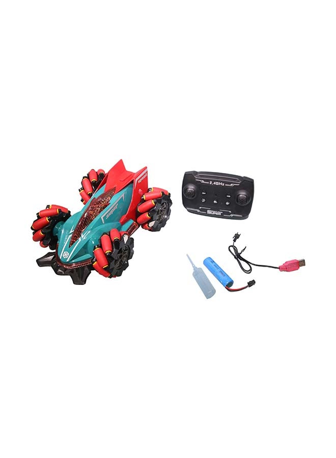 2.4G Racing R/C Car  With 3.7V Lithium Rechargeable Battery Multicolour  - Image 1