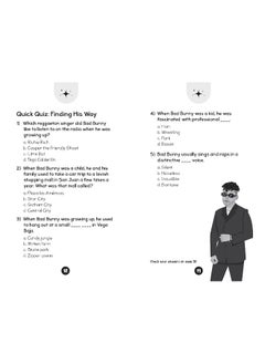 96 Facts About Bad Bunny: Quizzes, Quotes, Questions, and More! With Bonus Journal Pages for Writing!  - Image 5