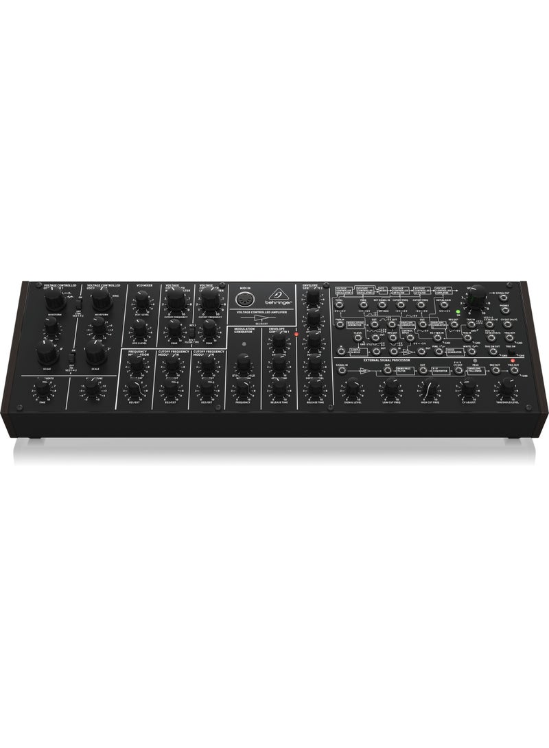 behringer K-2 MKII Analog and Semi-Modular Synthesizer with Dual VCOs, Ring Modulator, External Signal Processor, 16-Voice Poly Chain and Eurorack Format - Image 4