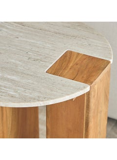 Home Box Seoul Marble Top Round End Table  - Image 3