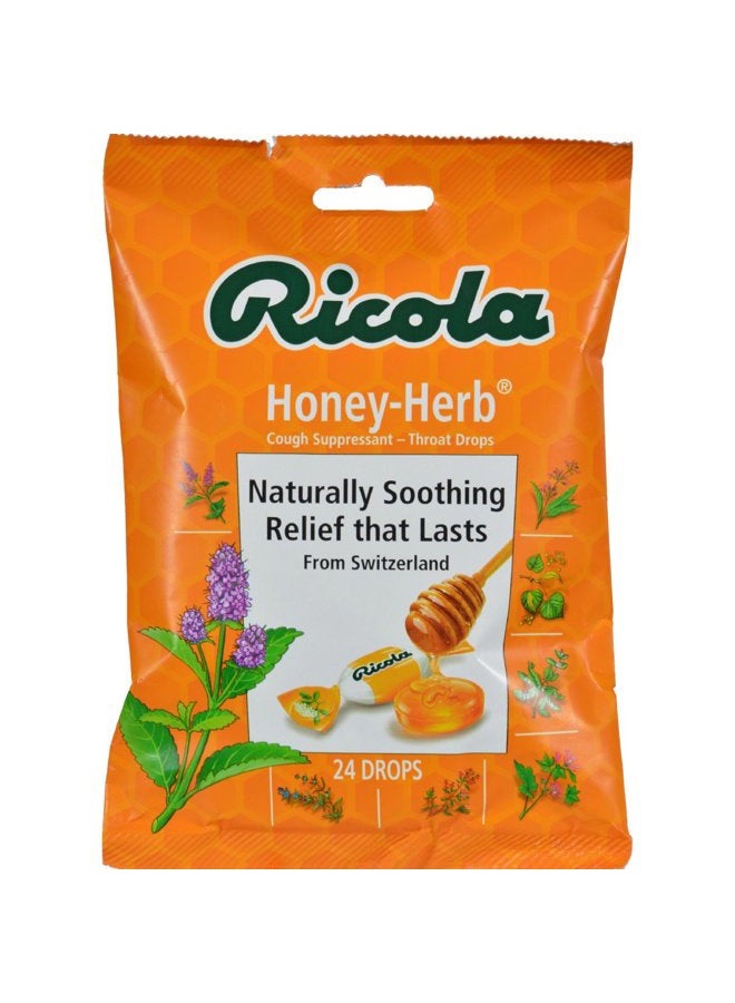 Cough Drops, Honey Herb (24 Pieces)