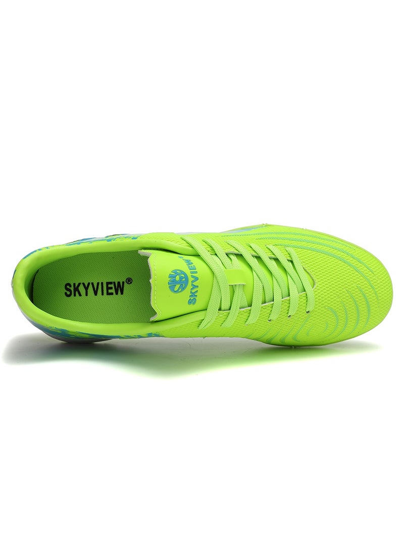 Sky View Men's And Women's Soccer Shoes Cleats Professional IC/IN Low-Top Athletic Turf Football Shoes Outdoor/Indoor Professional Futsal Football Training Sneakers For Unisex  - Image 4