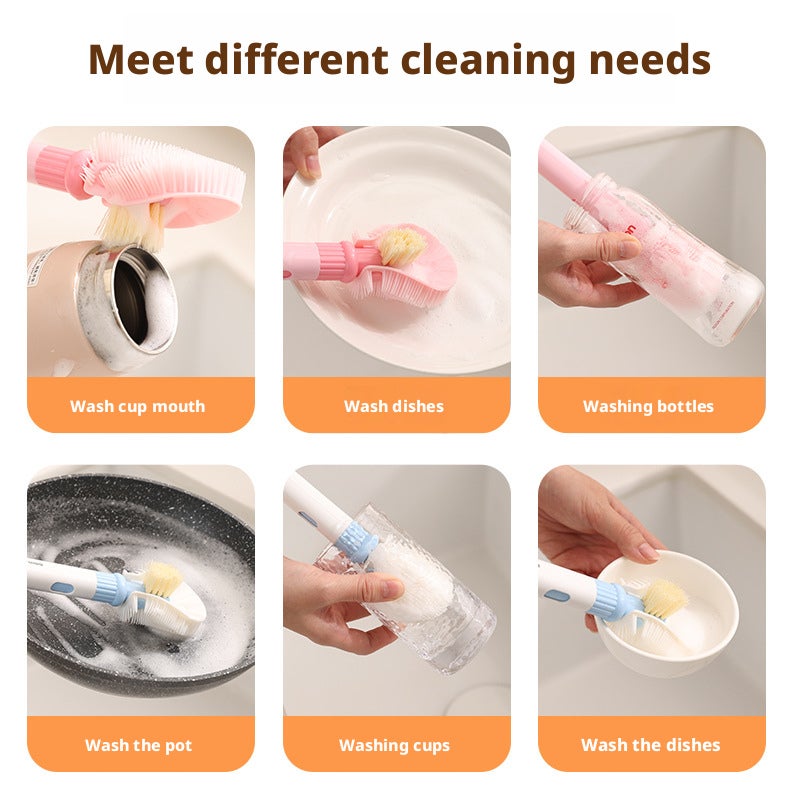 Long Handle Telescopic Bottle Brush for Cleaning Cups and Blenders - Image 4