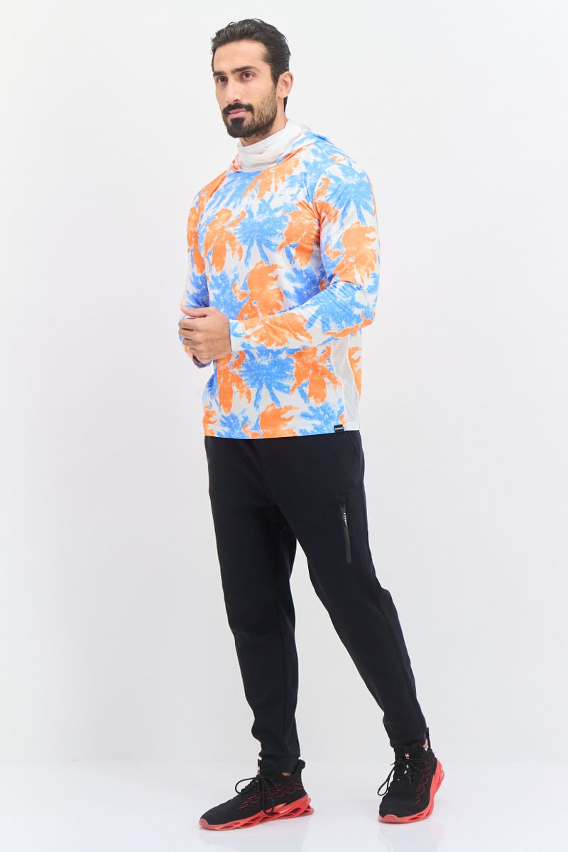 Hurley Men Sportswear Fit  Brand Logo Outdoor Hoodie, Multicolor - Image 4