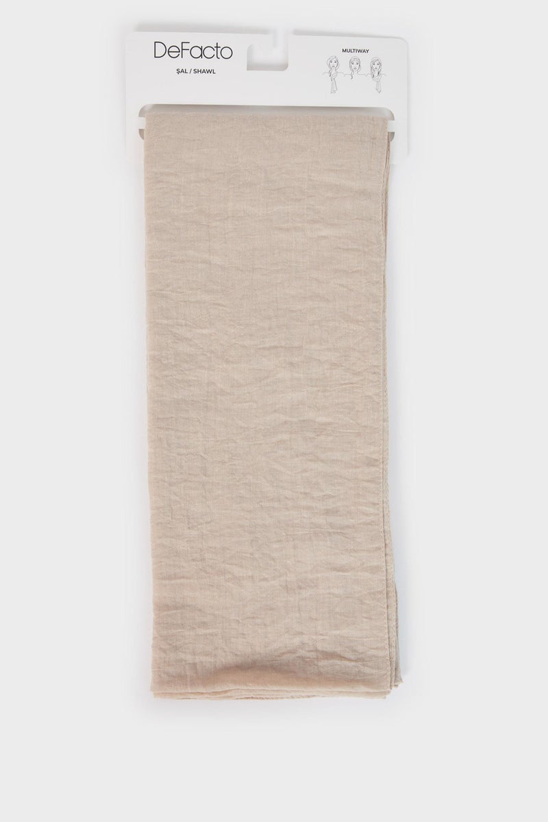 DeFacto Beige Woman Beige Scarfs Casual - Image 5