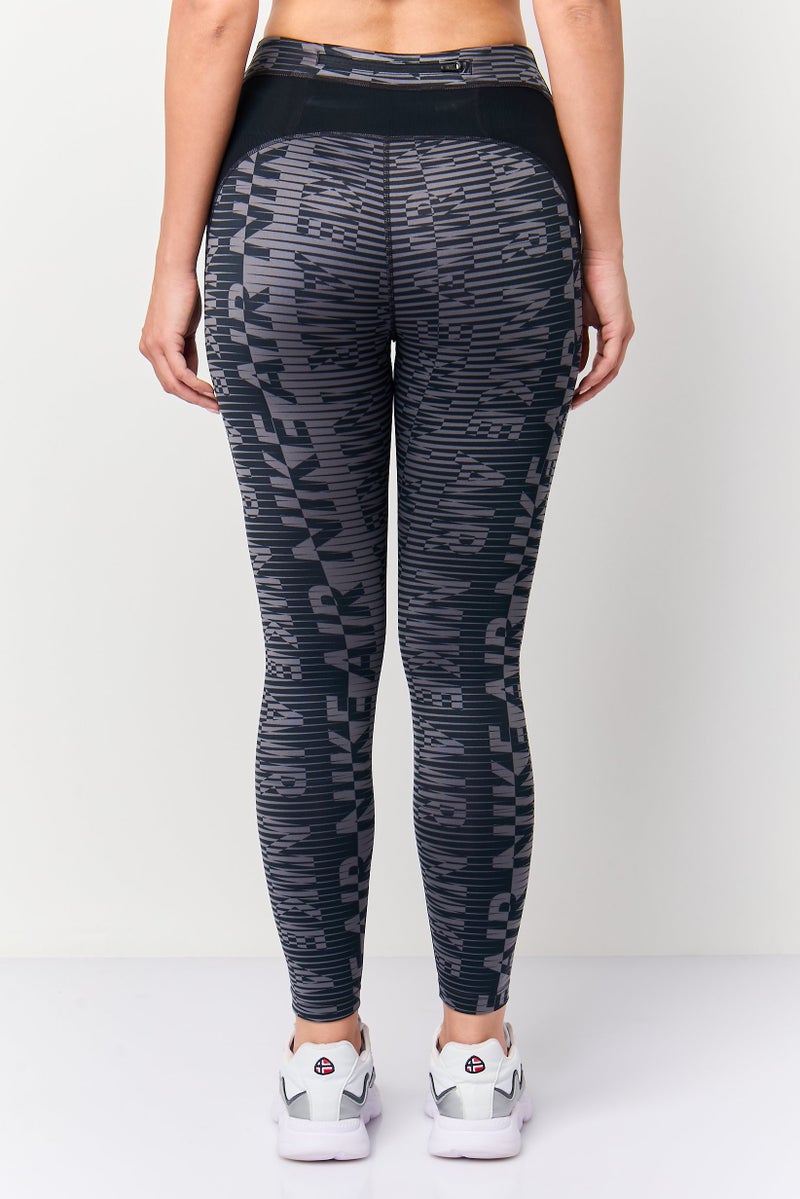 Nike Women Sportswear Fit Running Leggings, Black - Image 3