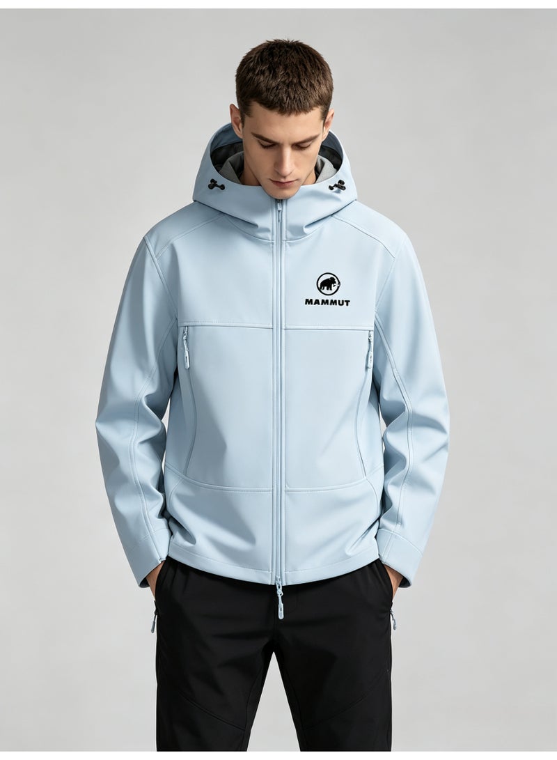 Mammut men's and women's hooded windproof and waterproof jacket - Image 5