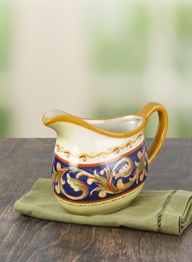 Pfaltzgraff Villa Della Luna Italian Scroll Stoneware Large Gravy Boat, 30 Ounce - Image 4