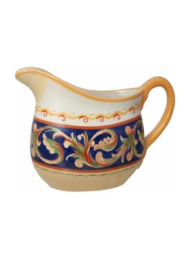 Pfaltzgraff Villa Della Luna Italian Scroll Stoneware Large Gravy Boat, 30 Ounce - Image 1