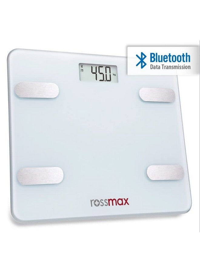 Rossmax Rossmax WF262BT Swiss Design Smart Body Fat Monitor Scale - Bluetooth Digital BMI Weight Scale with Body Fat Analyzer & Composition Monitor - App-Enabled Body Weight Scale  - Image 2