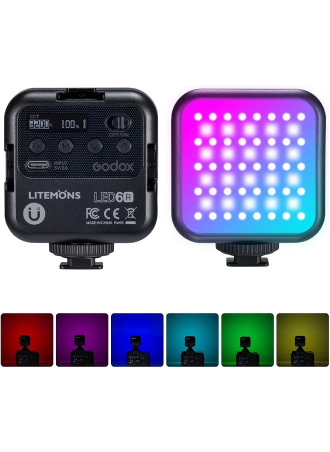 GODOX LED6R RGB fill light photography full color pocket shooting light small mini photo photography light - pzsku/ZC0C68F82132F62DB096BZ/45/_/1725967108/d9641904-6e27-4197-b56d-d4073e449f52