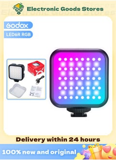 Godox GODOX LED6R RGB fill light photography full color pocket shooting light small mini photo photography light  - Image 1