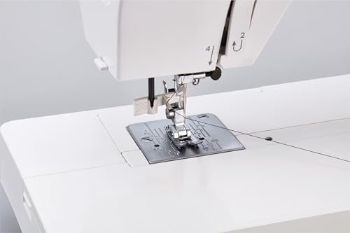 Janome 1522RD Mechanical Sewing Machine - Aesthetic Red Sewing Machine for Beginners, 22 Built in Stitches, 1 Step Buttonhole, Heavy Duty Metal Frame, Built in Needle Threader for Easy Use - Image 4