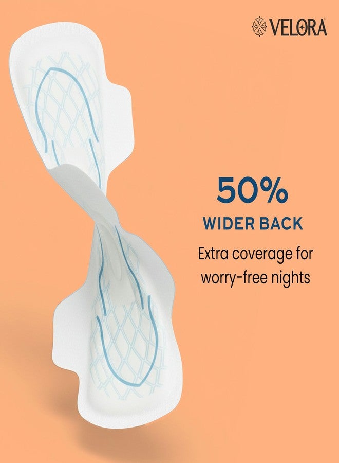 Velora Dry Feel XL 80 Pads | Wider Back for Extra Coverage |Quick Absorption | Medium Flow Straight Sanitary Pads for Women & Girl (40 Pads each-280MM) - Image 5