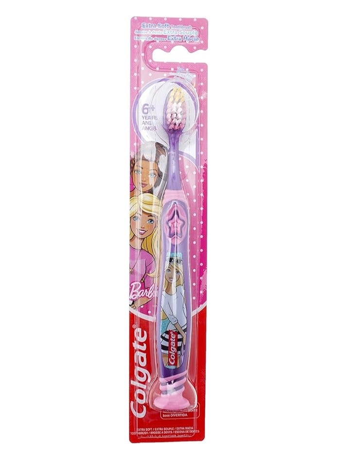 Colgate ToothBRush Kids Batman Barbie Extra Soft, Assorted Colors, 6 Years Plus - Image 2