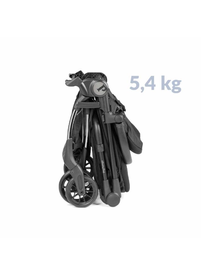 Peg Perego Volo Ultra-Compact lightweight Cabin Stroller, suitable from 0M+  - True Black - Image 3