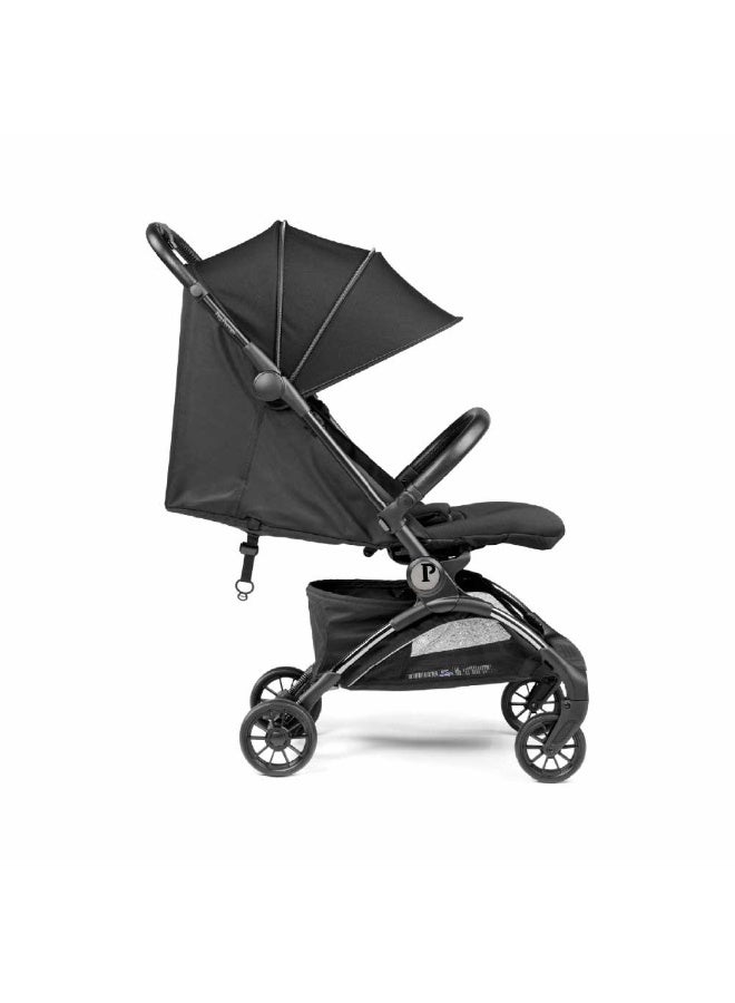 Peg Perego Volo Ultra-Compact lightweight Cabin Stroller, suitable from 0M+  - True Black - Image 2