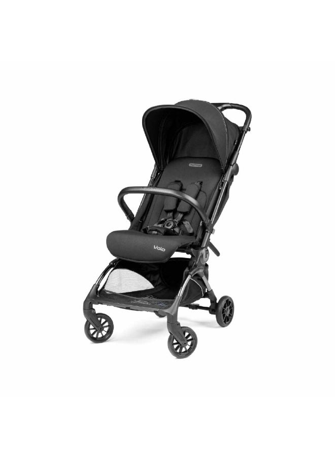 Peg Perego Volo Ultra-Compact lightweight Cabin Stroller, suitable from 0M+  - True Black - Image 1