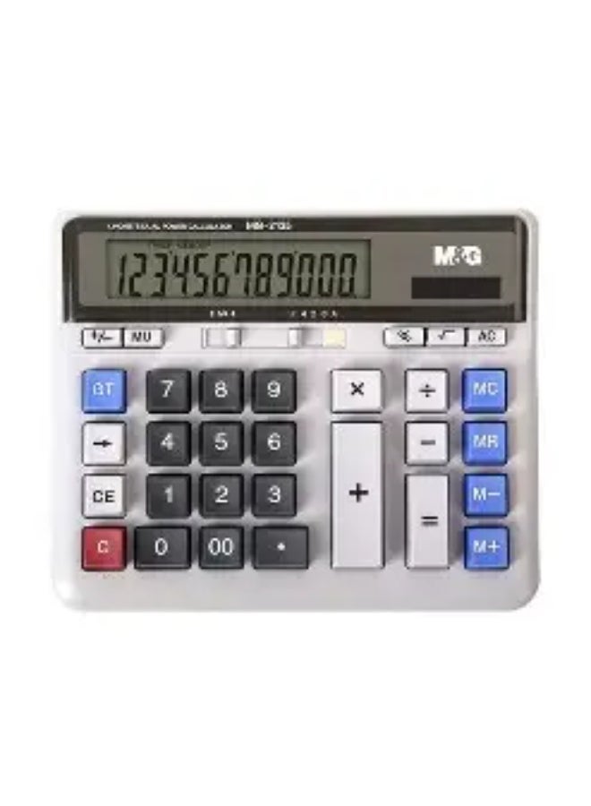 ام اند جي آلة حاسبة مكتبية من  – شاشة ١٢ رقمًا - Image 2
