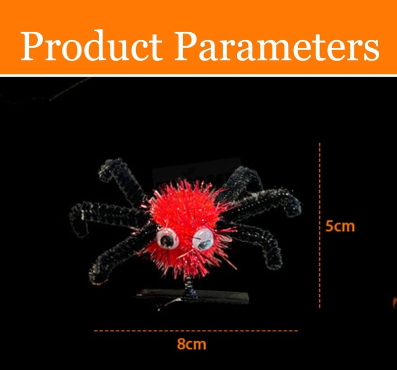 TLISMI Halloween Party Hair Clips for Women & Kids – Funny Spider Hair Accessories with Googly Eyes & Spring Legs – Cute Scary Party Favors for All Saints’ Day, Trick or Treat, Cosplay & Theme Events - Image 3