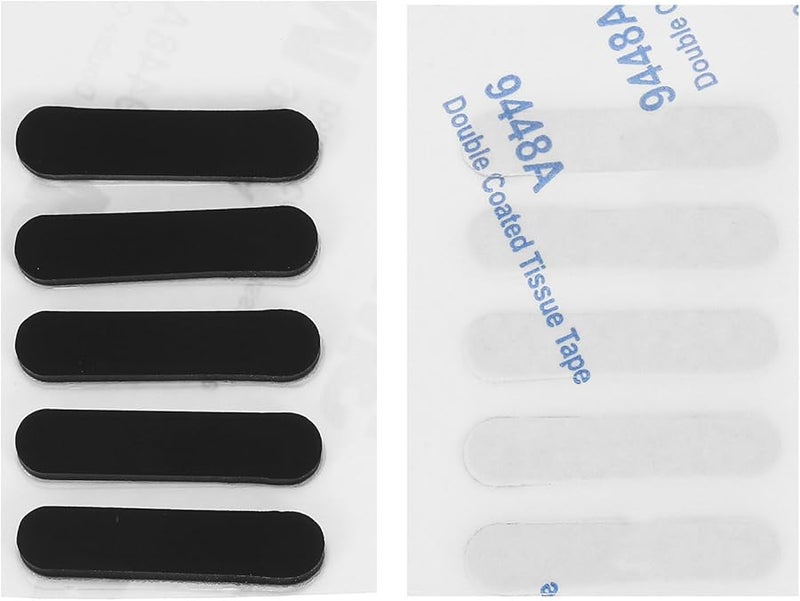 Patikil 23mm Laptop Rubber Feet 10 Pack Anti Skid Pads Replacement Black - Image 2