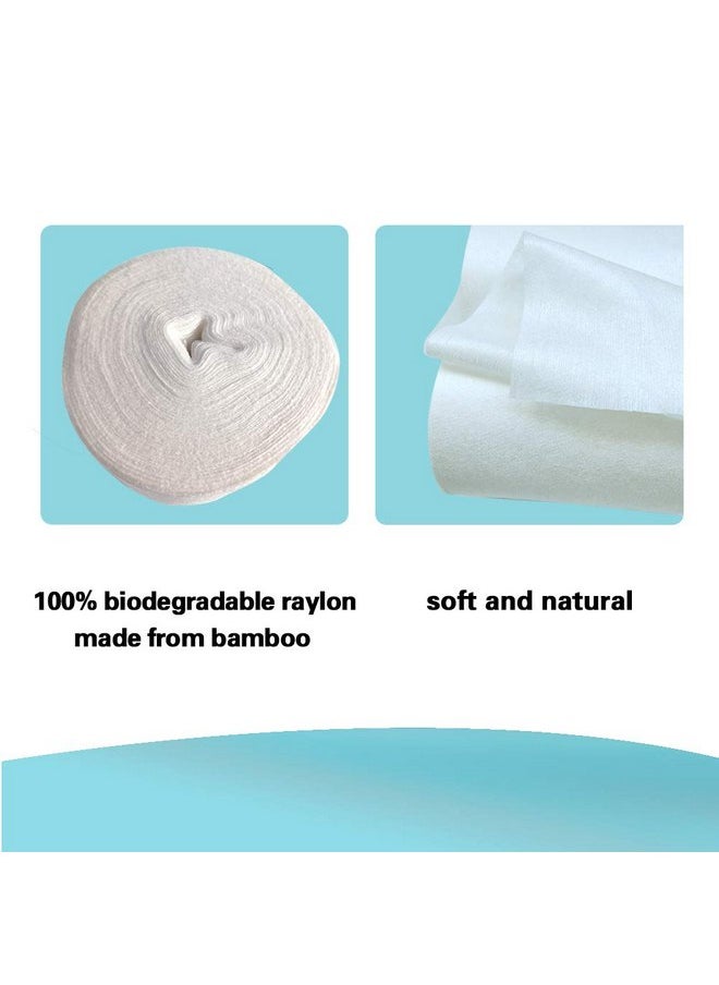 LVBB - LVBB 100% Bamboo Unscented Biodegradable Cloth Diaper Liners, Gentle and Soft Diaper Liners, Fragance Free and Chlorine Free Cloth Diaper Liners Disposable,100 Counts/Roll (Pack of 4) - Image 1