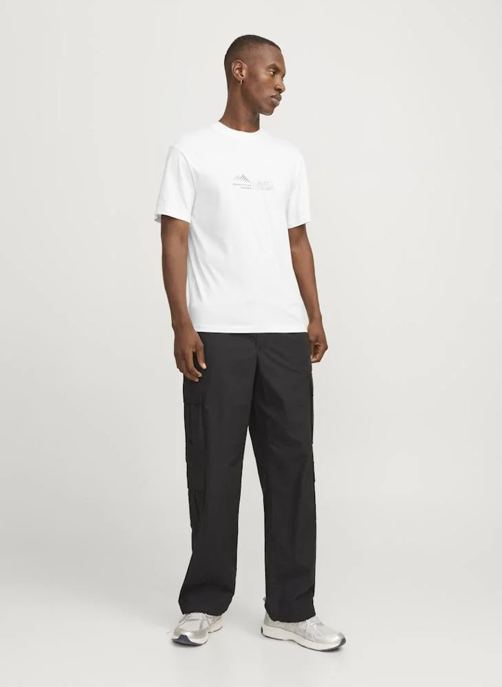 جاك اند جونز Logo Crew Neck T-Shirt