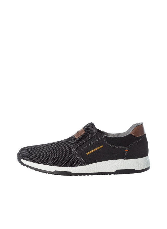 rieker Rieker Mens Casual Shoes B3450-00 Volos Black / Grey 116-1130  - Image 1