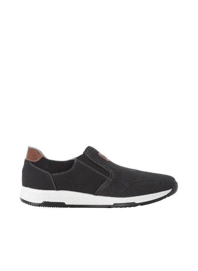 rieker Rieker Mens Casual Shoes B3450-00 Volos Black / Grey 116-1130  - Image 5